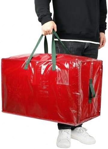 Shappy 6 Pcs Storage Bags, Red, 30 x 16", 24 x 16", 20 x 16"