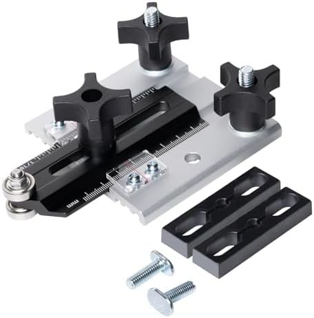 POWERTEC Thin Rip Jig for Table Saw - Sliding Guide for Accurate Ripping & Safe Operation, Fits Standard Miter Slots & T-Tracks, Woodworking Thin Rip Guide for Power Tool Accessories (71972)