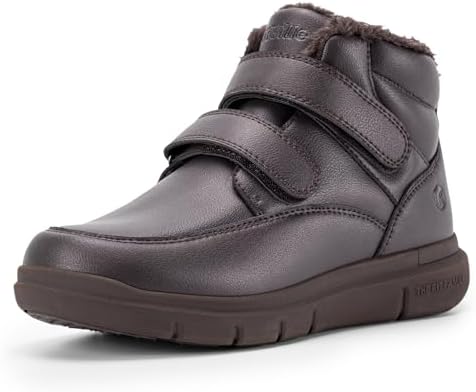 FitVille Extra Wide Men's Winter Boots Fur Lined Snow Boots for Men