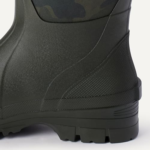Amazon Essentials Men's Waterproof Neoprene Rubber Rain Boot