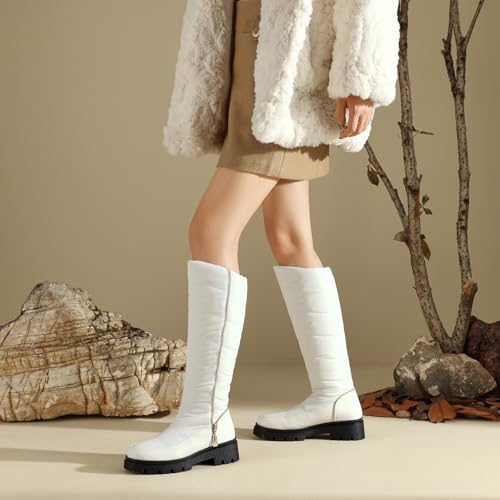 Women's Snow Boots Knee High Warm Winter Shoes