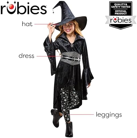 Rubies Girls' Rubies Witch Costume Dress for Kids