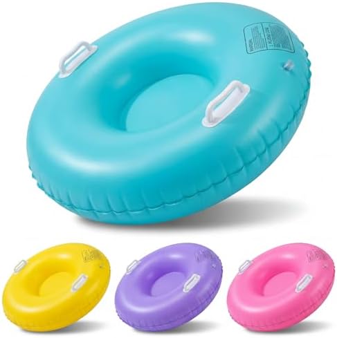 Shappy 4 Pack Inflatable Snow Tubes Heavy Duty