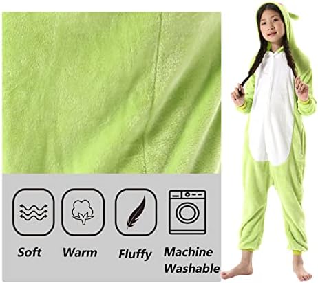 SimZoo Kids Animal Onesie Pajamas Halloween Costumes Cosplay 4-13Y
