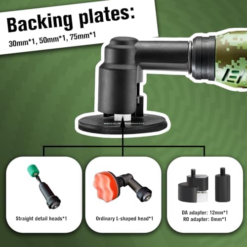 BATOCA 2026 S6 Mini Cordless Polisher 2 Heads for Motorcycles Detailing Kit