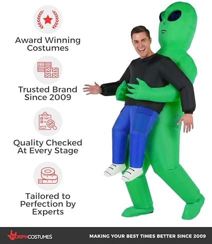 Morph Alien Costume, Alien Costume Adult, Halloween Costumes for Men