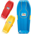 39" Toboggan Lifetime Sled: Durable High-Density Plastic Sleds for Kids, and Teens 1 Person Snow Sleds for Kids and Teens W/Handles and Pull Rope