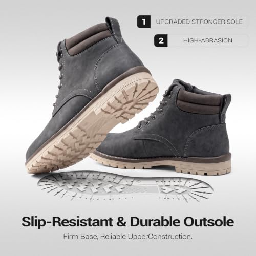 Vostey Men's Hiking Boots Waterproof Casual Chukka Boots for Men