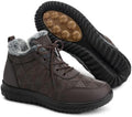SHIBEVER Winter Snow for Boots Women: Warm Ankle Boots Non-Slip Traction