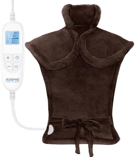 RENPHO Heating Pad for Neck Shoulder and Back, Christmas Gift for Him Her