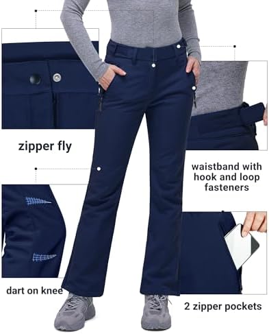 33,000ft Women's Snow Pants Ski Insulated Snowboard Winter Waterproof Warm