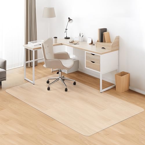 Kuyal Clear Chair mat for Hardwood Floor, 46 x 72 inches