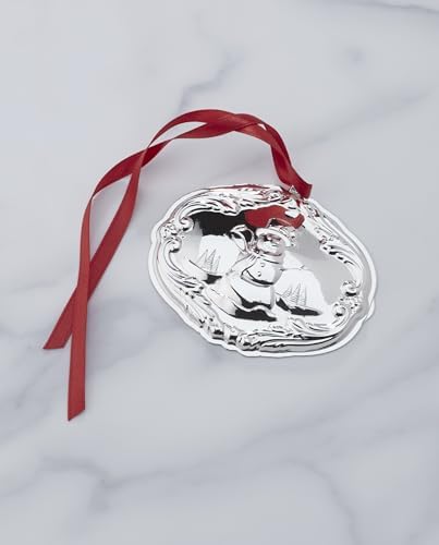 Reed and Barton 898243 Songs of Christmas Sterling Silver Ornament, 22nd Edition, Christmas, Holiday Decorations