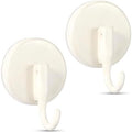OUTXE Wreath Hanger for Front Door, Upgraded Suction Cup Reef Hook