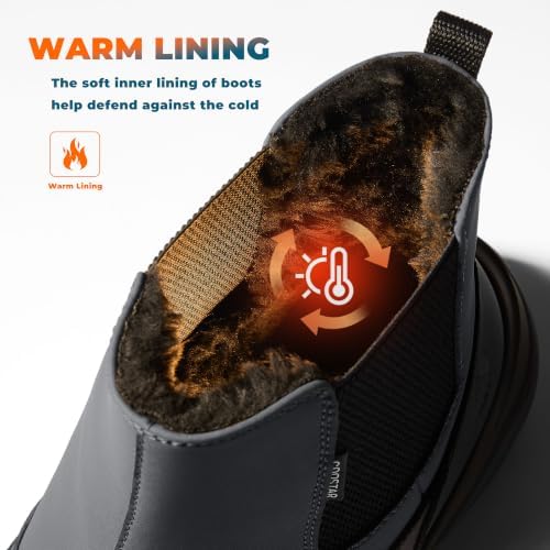 Coostar Winter Boots for Men Warm Snow Boot Botas Para Nieve Hombre