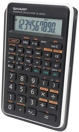 Sharp EL-501XBWH Scientific Calculator 5 Pack