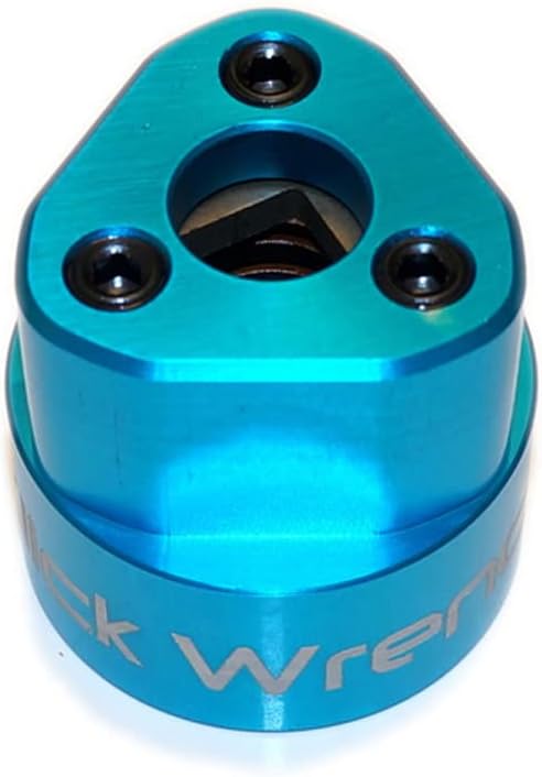 2 Stage 24mm Torque Limiting Oil Filter Wrench, Blue, 6061-T6 Aluminum