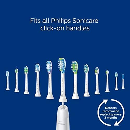 Philips Sonicare ProtectiveClean 6100 Rechargeable Electric Toothbrush, with Pressure Sensor, 3 Cleaning Modes, SmarTimer and QuadPacer, 14-Day Battery Life, Travel Case, Deep Purple, Model HX6471/03