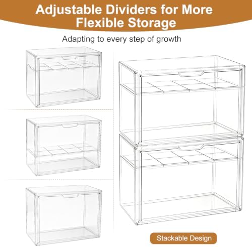 ERTIUANIO Baby Bottle Organizer for Countertop Cabinet Storage