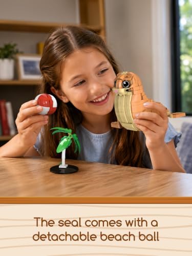 3-in-1 Hedgehog, Squirrel, Seal Animal Building Set, Toys Gift for Kids 8+