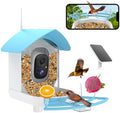 Fazoxo Bird Feeder with Camera,Birds House Camera,Solar Powered,SkyBlue