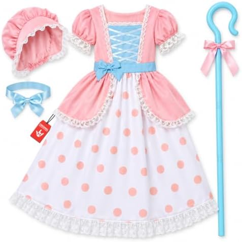Morph Costume Pastel Shepherdess Dress Costume Girls