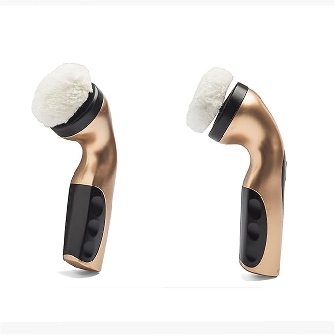 1 Set Electric Shoe Brush Household Polisher Portable Hand-Held Auto Polish Leather 3 Kinds Heads Care