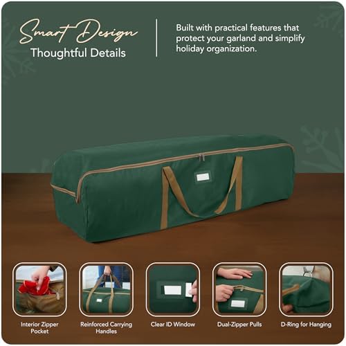 Covermates Christmas Tree Storage Bag, Fits 9-11 ft Trees, Green