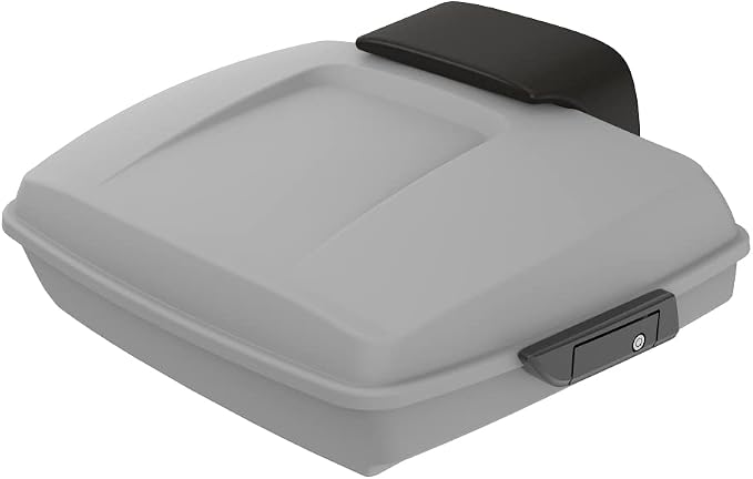 Advanblack Road Glide Tour Trunk Pack Unpainted Razor Tour Trunk Pack Backrest Pad for '97-'25 Harley Touring Road King Street Glide Electra Glide CVO models