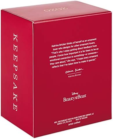 Hallmark Keepsake Christmas Ornament 2020, Disney Beauty and the Beast Something There Belle (1799QXD6544)