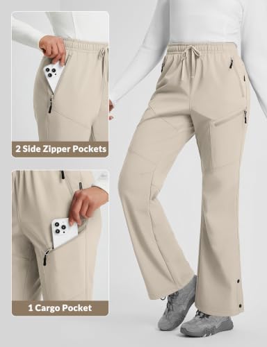 baleaf Women's Snow Ski Pants Fleece Lined Waterproof Hiking