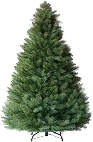 CASA CLAUSI 6ft Artificial Christmas Tree Unlit Pine Xmas Tree,Yellow Green
