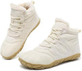 Womens Mens Barefoot Boots Shoes Minimalist Winter Snow Boots Warm Ankle Booties Zero Drop Sole Wide Toe Box Slip on Sneakers