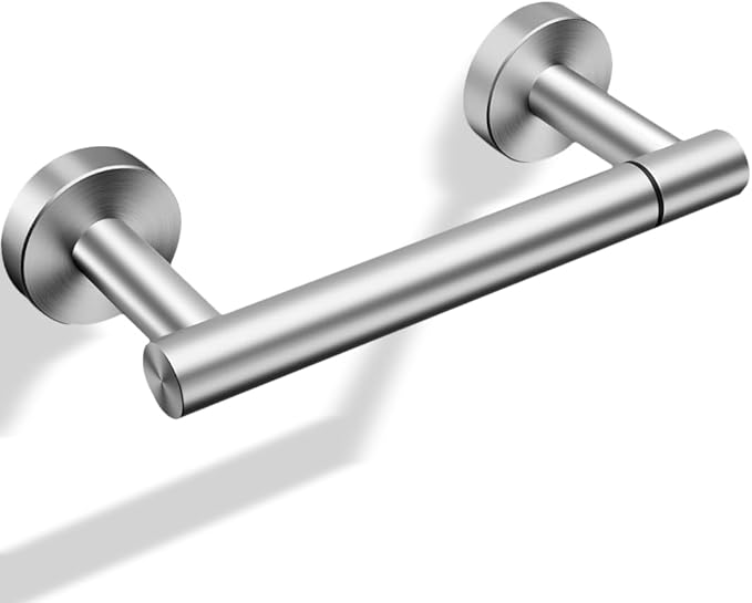 Day Moon™ - Toilet Paper Holder - Modern Roll Holder for Bathroom - 1 Pack - Wall Mount - Classic, Brushed Nickel