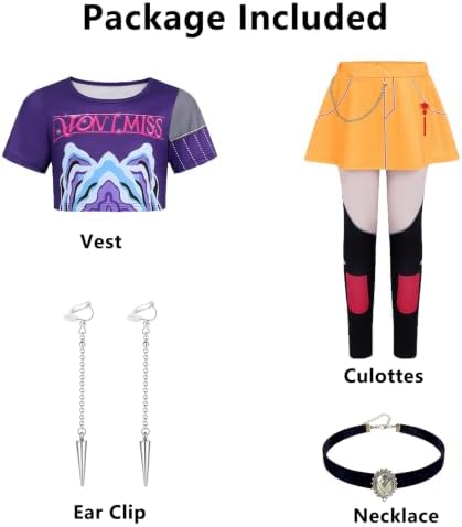 Pop Star Costume Kids Girls Fantasy Stage Outfit Halloween Costumes Set