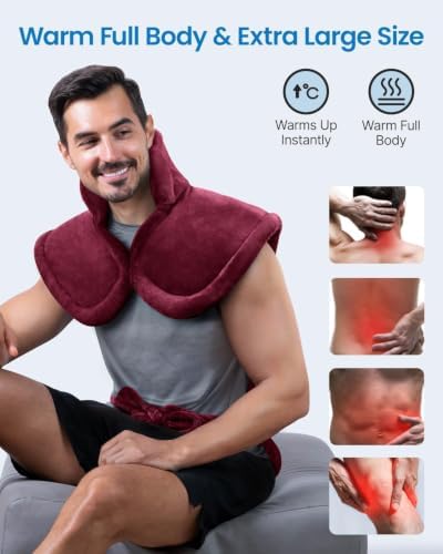 RENPHO King Size Heating Pad for Back, Christmas Gift for Women Men 24"x37"