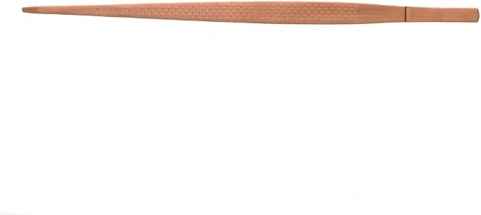 Mercer Culinary 18-8 Stainless Steel Precision Plus Chef Plating Tong, Straight, 9-3/8, Rose Gold