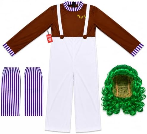 Morph Factory Worker Costume Men, Halloween Costumes for Men