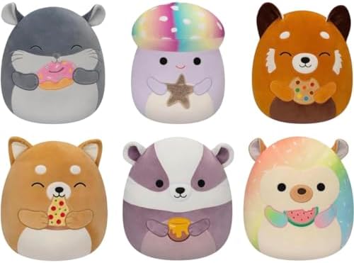 Squishmallows Mystery 10" & 8" 3-Squish Value Pack - Get a Large & Two Small Jazwares Plush for Less - Collectible Soft & Squishy Stuffed Animal Toy - Gift Set for Kids, Girls & Boys