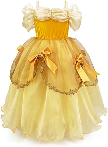 Girls Cinderella Costumes Halloween Princess Dress Up Fancy Birthday Party Ball Gown