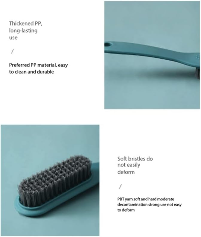 Household Shoe Brush Laundry Soft-Bristle Clean Washing Long Handle Scrubbing