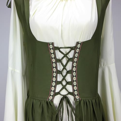 ABaoWedding Womens's Medieval Renaissance Costume Cosplay Over Dress