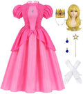 Royal Princess Costume Women Adult Halloween Dress with Accessories Set