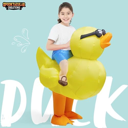 Spooktacular Creations Halloween Ride-On Duck Inflatable Costume Kids