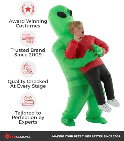 Morph Alien Costume, Alien Costume Kids, Halloween Costumes for Boys