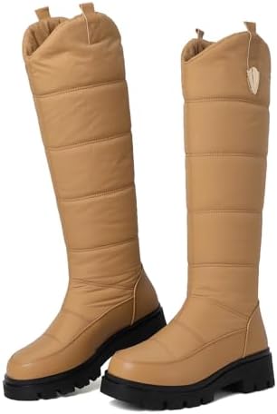 Women's Snow Boots Knee High Warm Winter Shoes