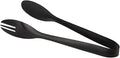 Stainless Steel Serving Tongs, Elegant Table Tongs for Dining (Matte Black)