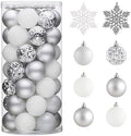 Valery Madelyn 50ct Christmas Tree Decorations Ball Ornaments 2.36 Inches