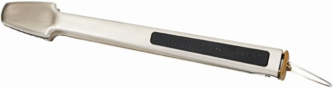 Current® 15.4-Inch Stainless Steel Locking Grill Tongs | Heat-Resistant, Heavy-Duty Locking Tongs for Kitchens, BBQs, Camping, Griddles and Outdoor Cooking.
