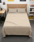 Full XL Sheets - 4 Piece Full XL Sheet Set - Breathable & Cooling - Wheat